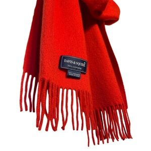 Davis & Squire 100% Cashmere Scarf – Soft & Cozy ❄️